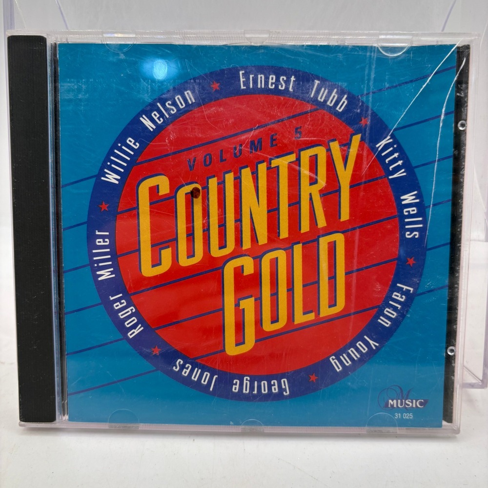 Country Gold Volume 5 CD Willie Nelson George Jones Roger Miller‎ M Music 31 025